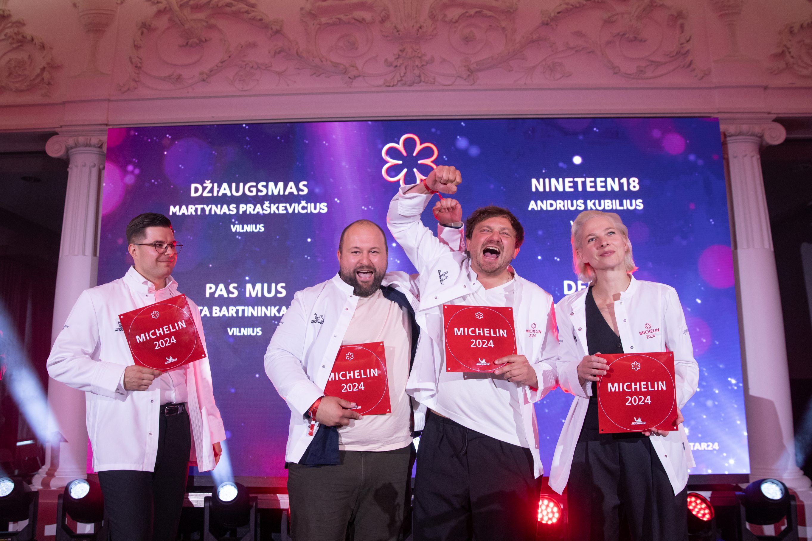 &bdquo;Michelin&ldquo; žvaigždes gavę &scaron;efai scenoje