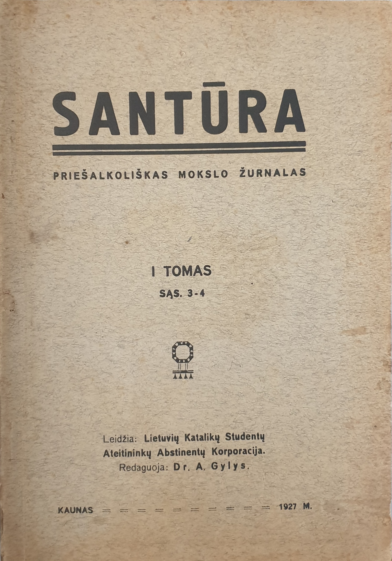 Santūra blaivybė