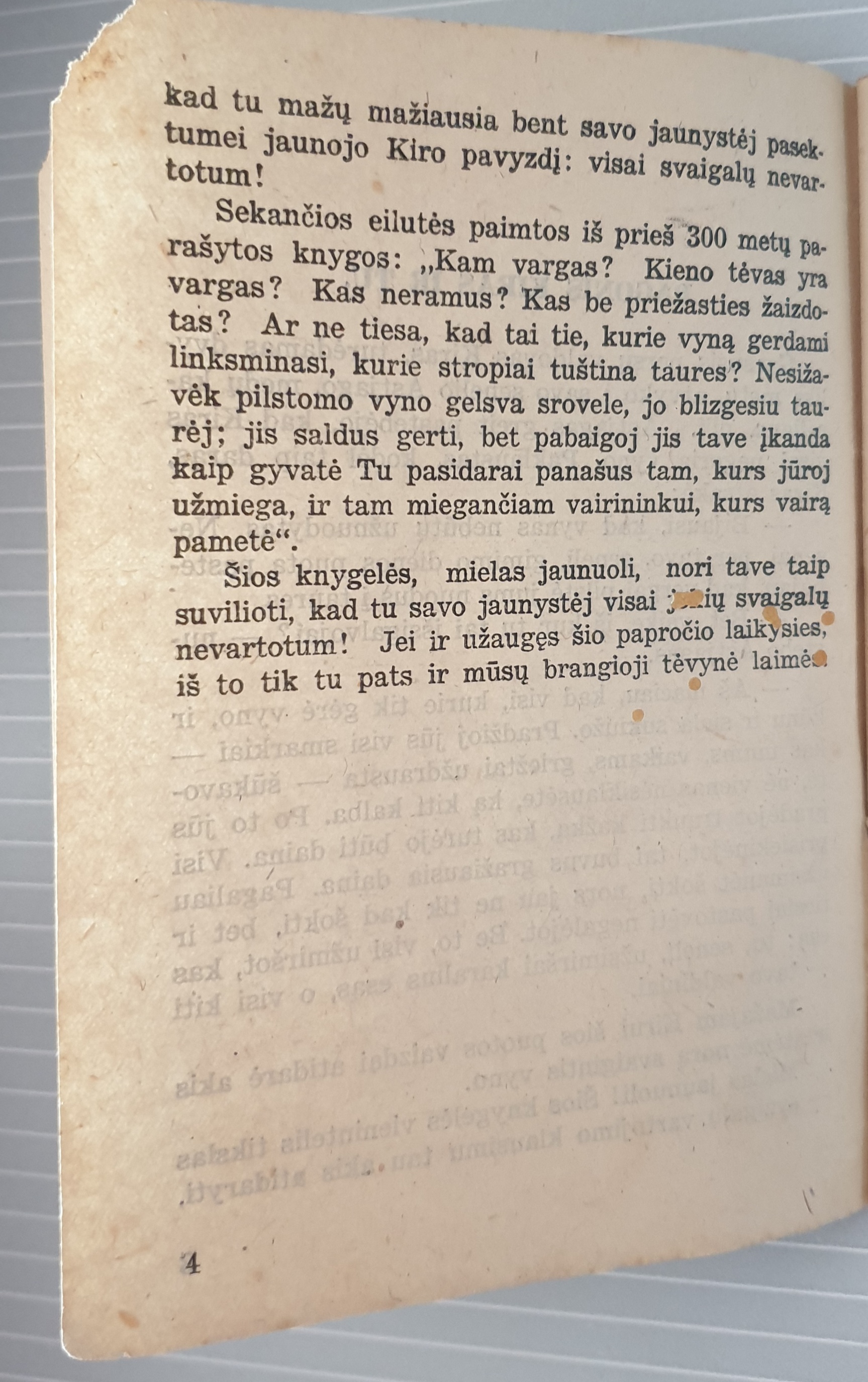 Kodel geri blaivybe
