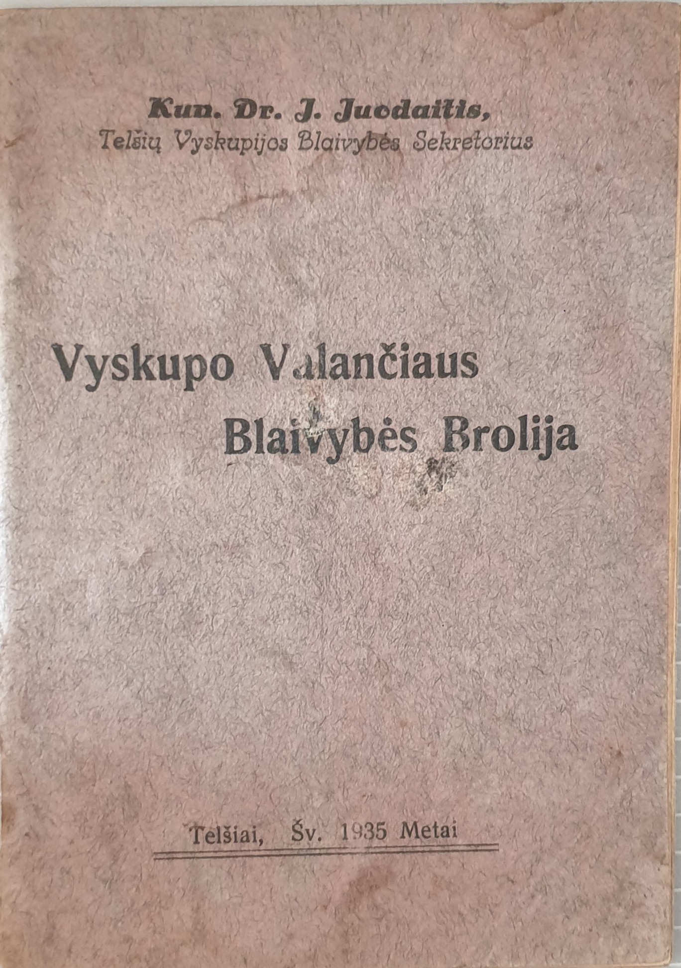 Vyskupo Valančiaus blaivybės draugija