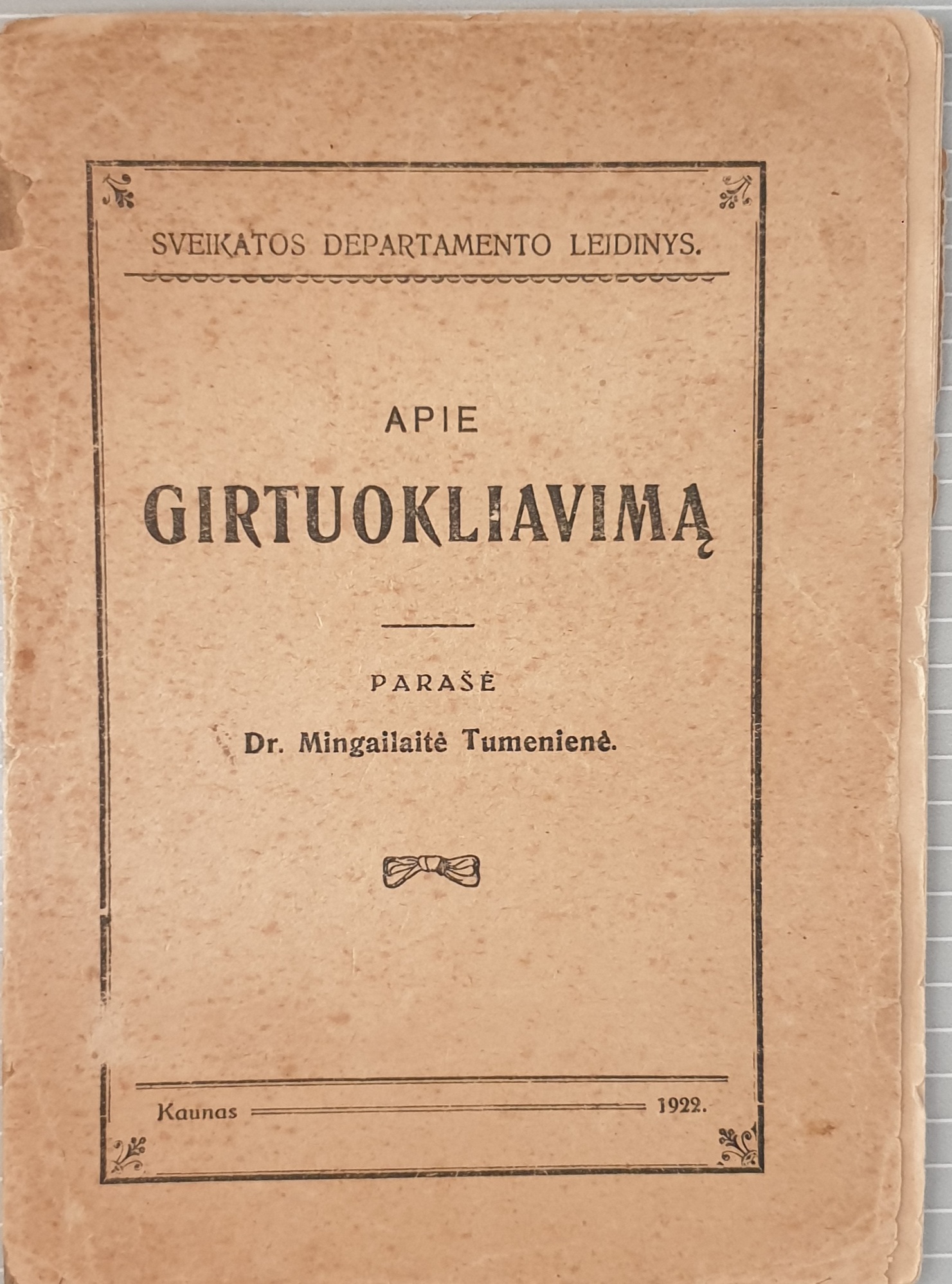Apie girtuokliavimą - blaivybė