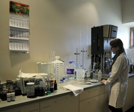 Laboratorija Pakruojo dvaro spirito varykloje