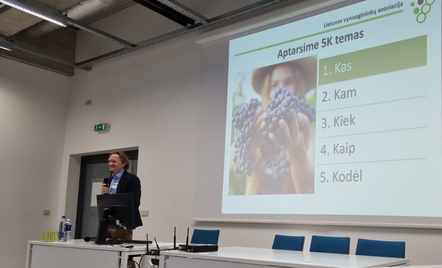 Ramūnas PIlvelis Vyndarių forume 2021