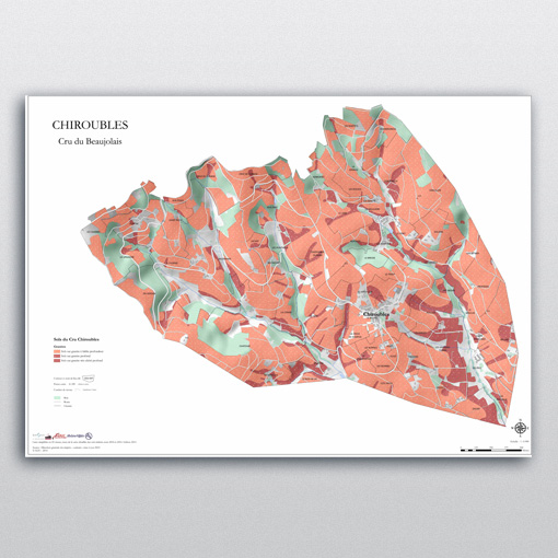 Fleurie map