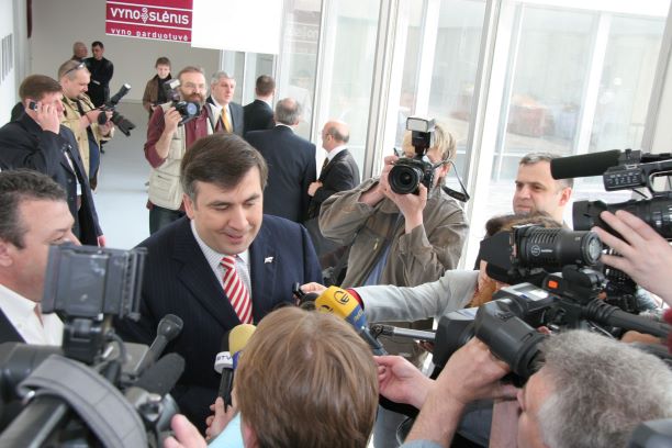 Vyno dienos 2006 Saaka&scaron;vilis Sakartvelo prezidentas